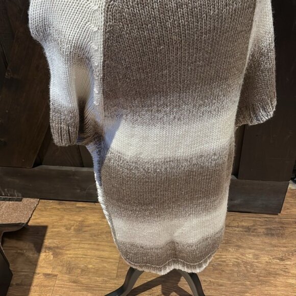 Parkhurst pinch short sleeve turtle neck knit cozy sweater - Picture 6 of 12